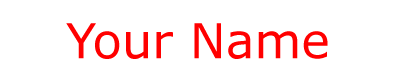 name